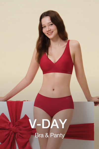 [V-DAY] All-Day Fit Bra (Built-in-Pads) & Panty