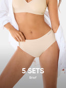 All-Day Fit Seamless Briefs x5