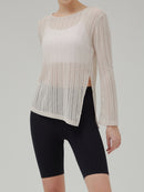 Sheer Knit Long Sleeve