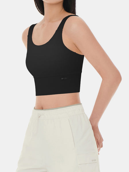 Be-Free All Day Longline Bra - Black