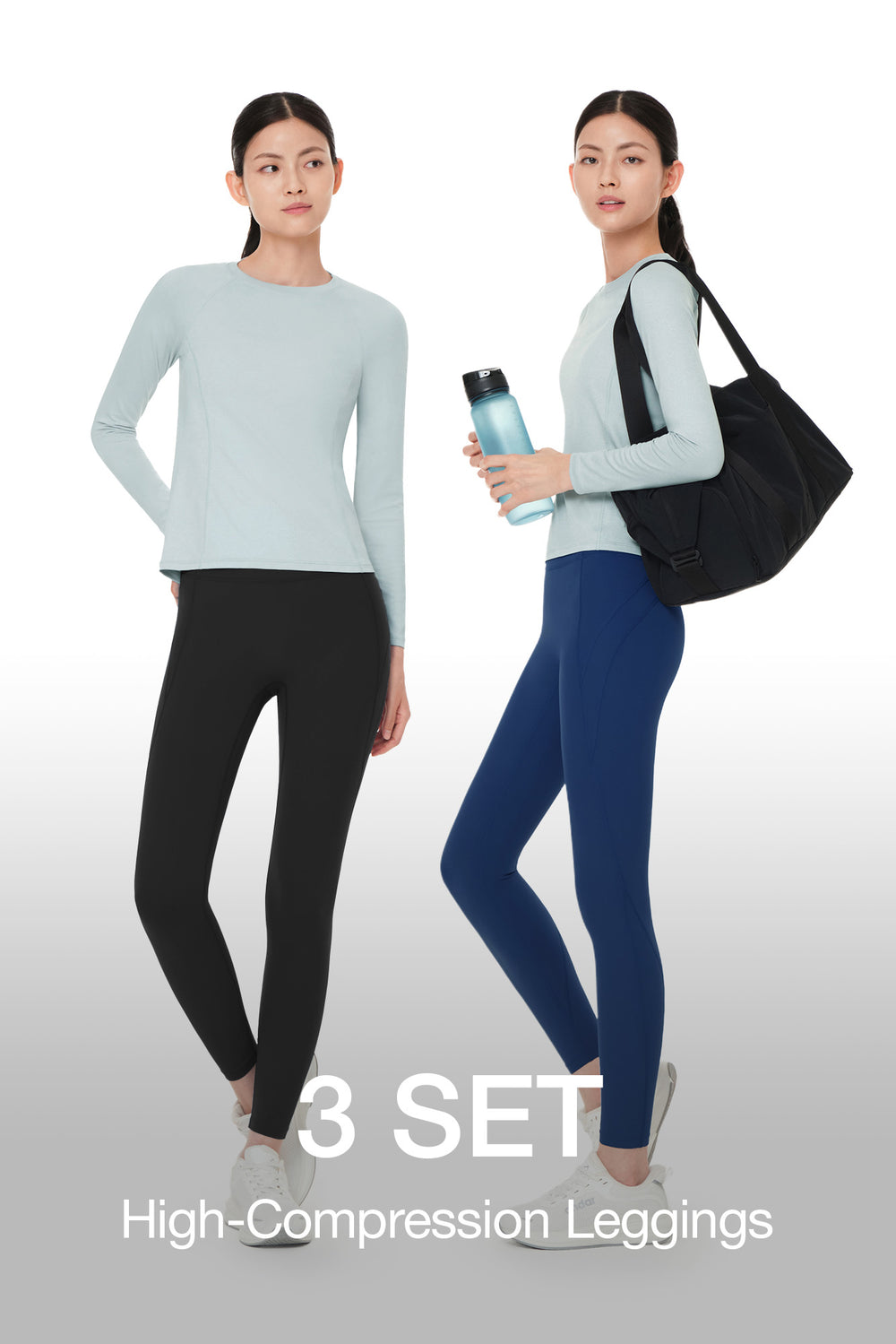 [3 SET] Airywin Fit Tension Leggings