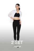 [2 SET] Airywin Signature Leggings