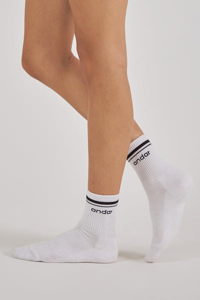 [3 SET] ANDAR Crew Socks