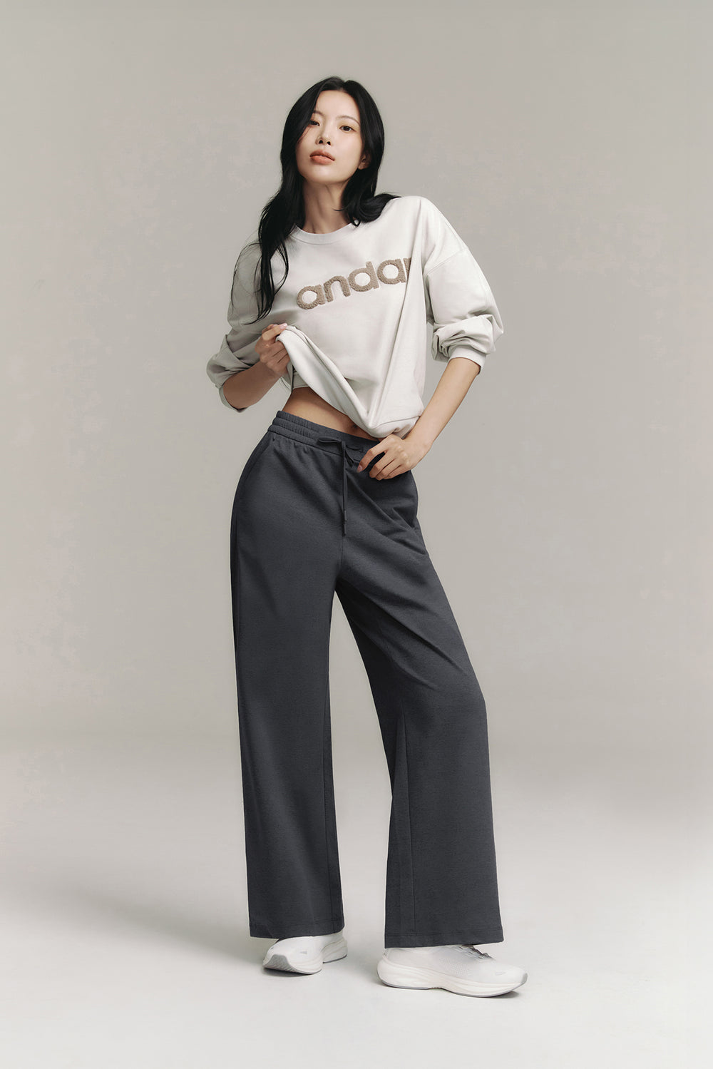 Airy Fit Fleece Wide Pants