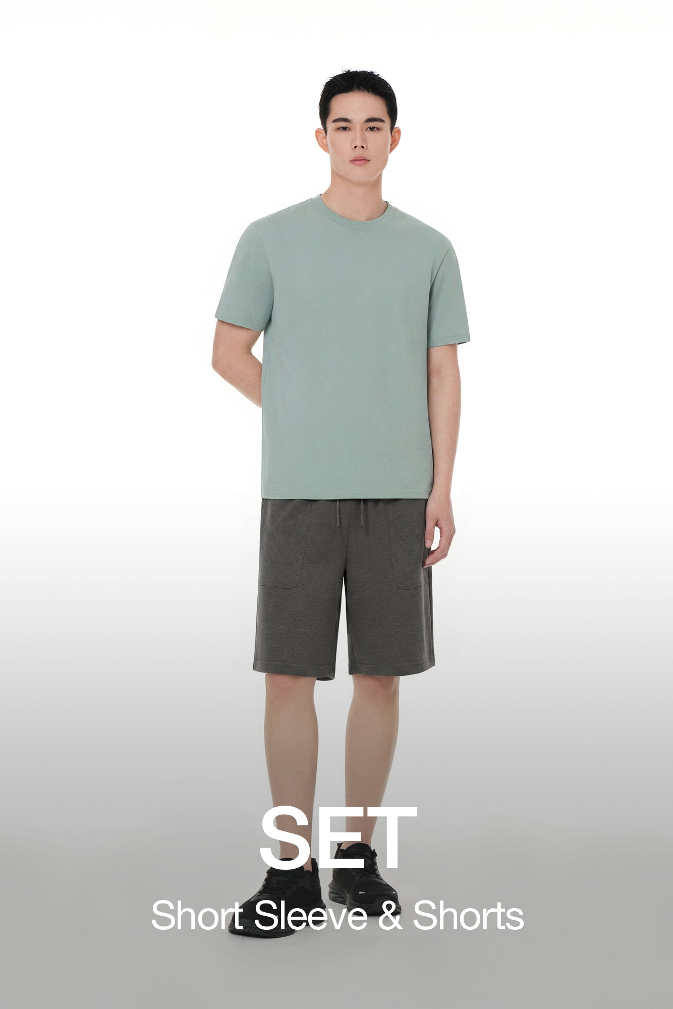 [SET]  Men's Airy Fit Short Sleeve & Men's Airy Fit Shorts