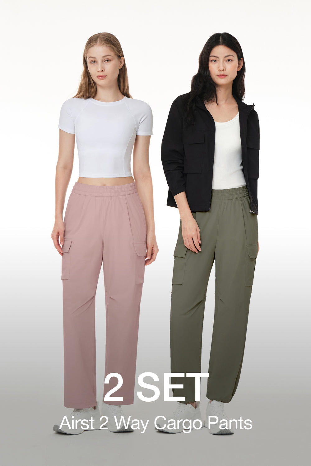[2 SET] Airst 2 Way Cargo Pants