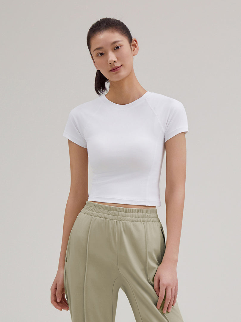 Airtouch Pace Cropped Short Sleeve