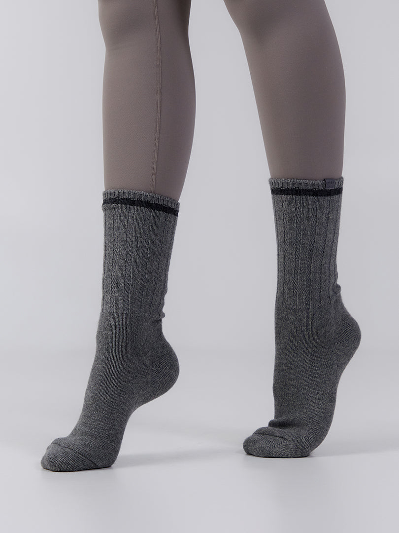 Ringle Knitted Crew Socks