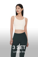 [3 SET] Be-Free All Day Longline Bra