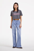 ANDAR Pigment Dyed Cropped Short Sleeve