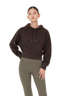 Soft Fleece Cropped Hoodie