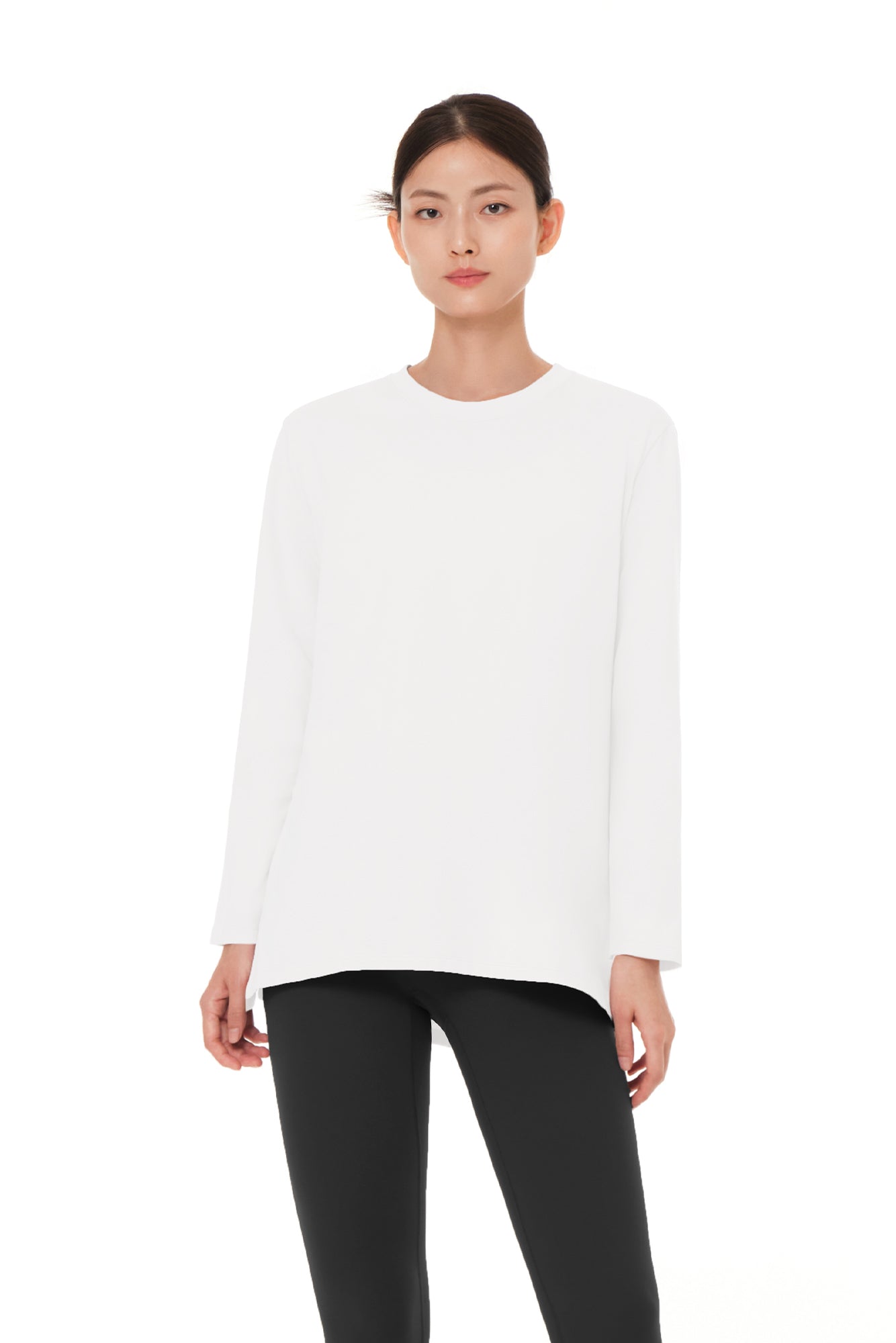 Brushed Airy Fit Oversized Fit Long Sleeve