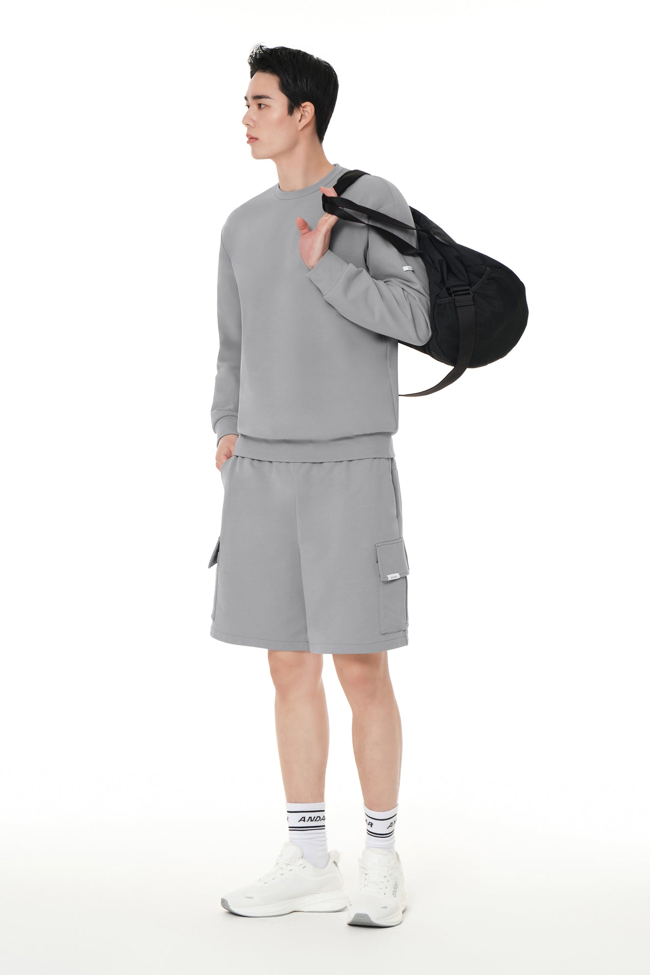 Men's Airy Fit Sweat Cargo Shorts