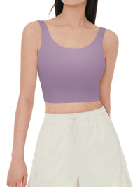 Be-Free All Day Longline Bra - Violet Tulips