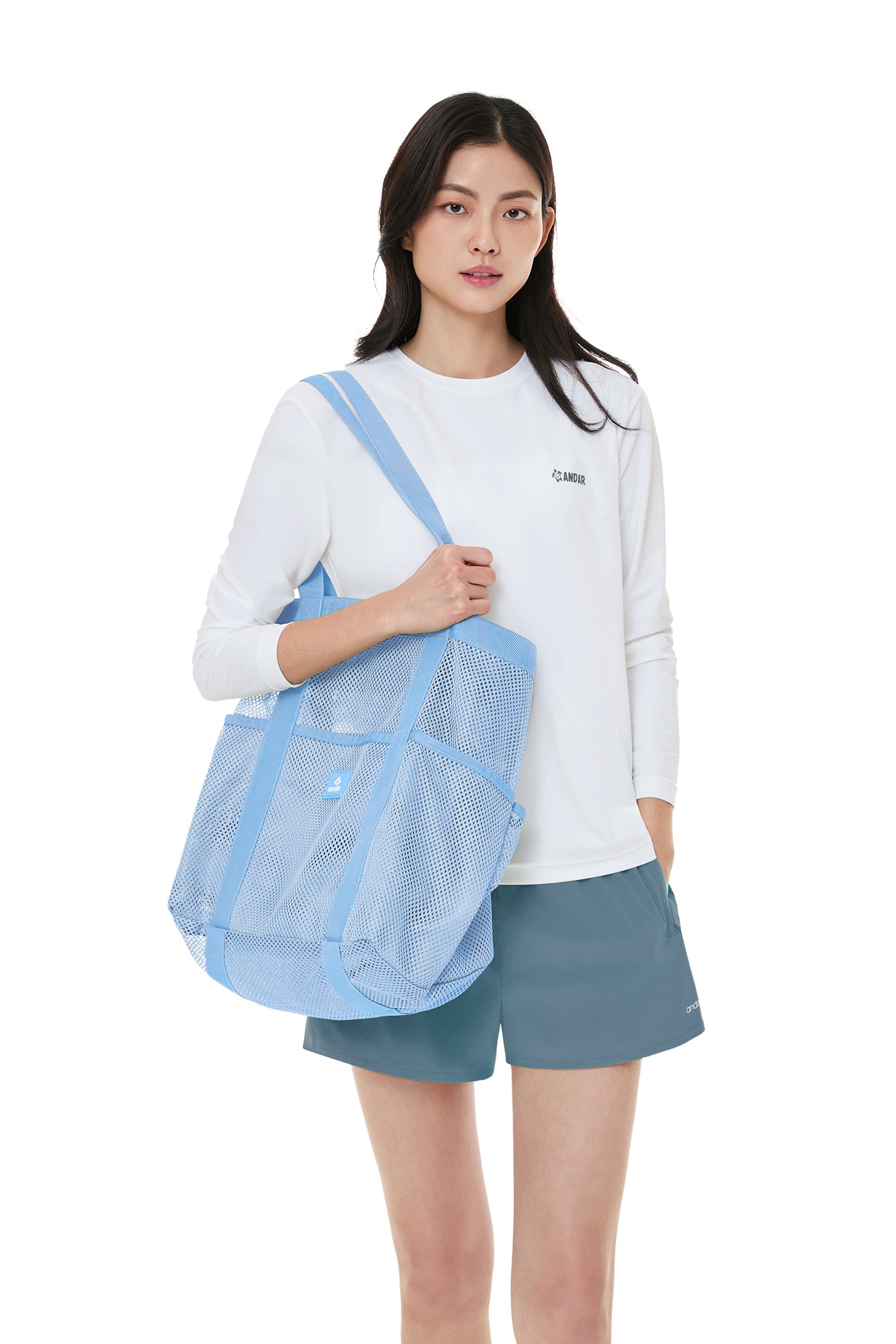 Mesh Pocket Beach Bag