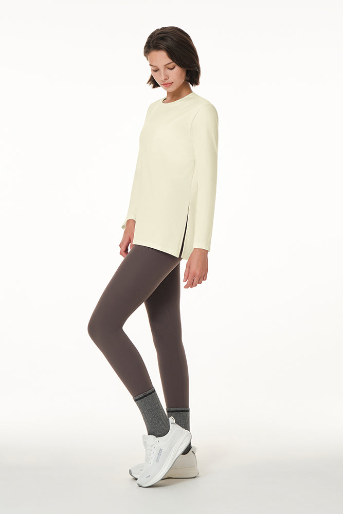 Brushed Airy Fit Oversized Fit Long Sleeve