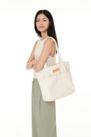 2-Pocket Logo Canvas Bag