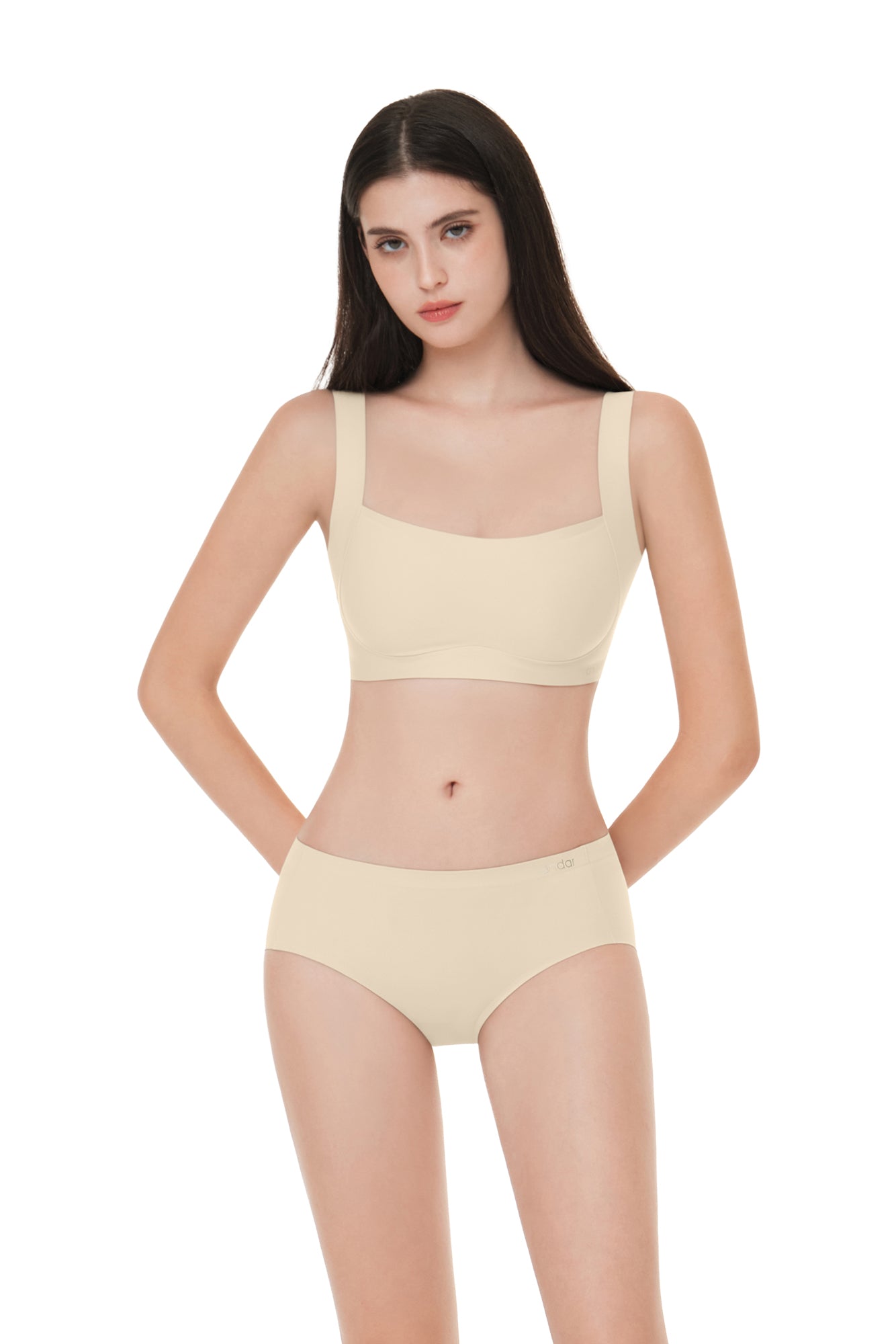 [SET] Cover Fit Moulded Hook & Eye Bra + Panty