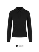 Brushed Airy Fit Slim Fit Long Sleeve Polo Shirt