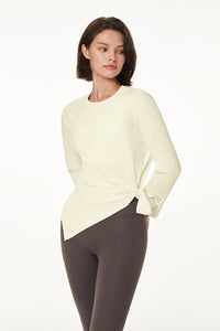 [SET] Long Sleeve & Airwarm Fleece Signature Leggings (Ankle Length)