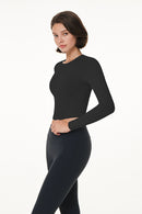 Airtouch Pace Cropped Long Sleeve