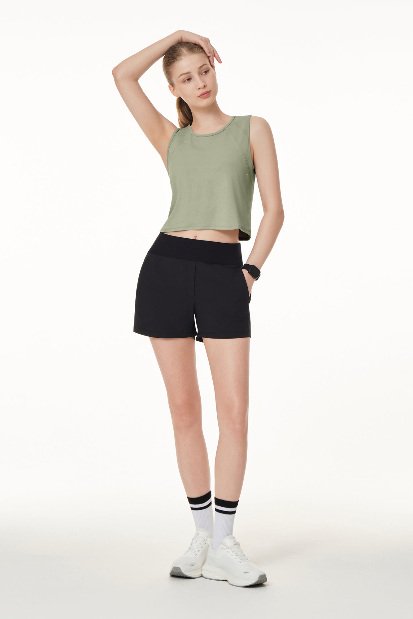 Airtouch Pace Cropped Tank Top