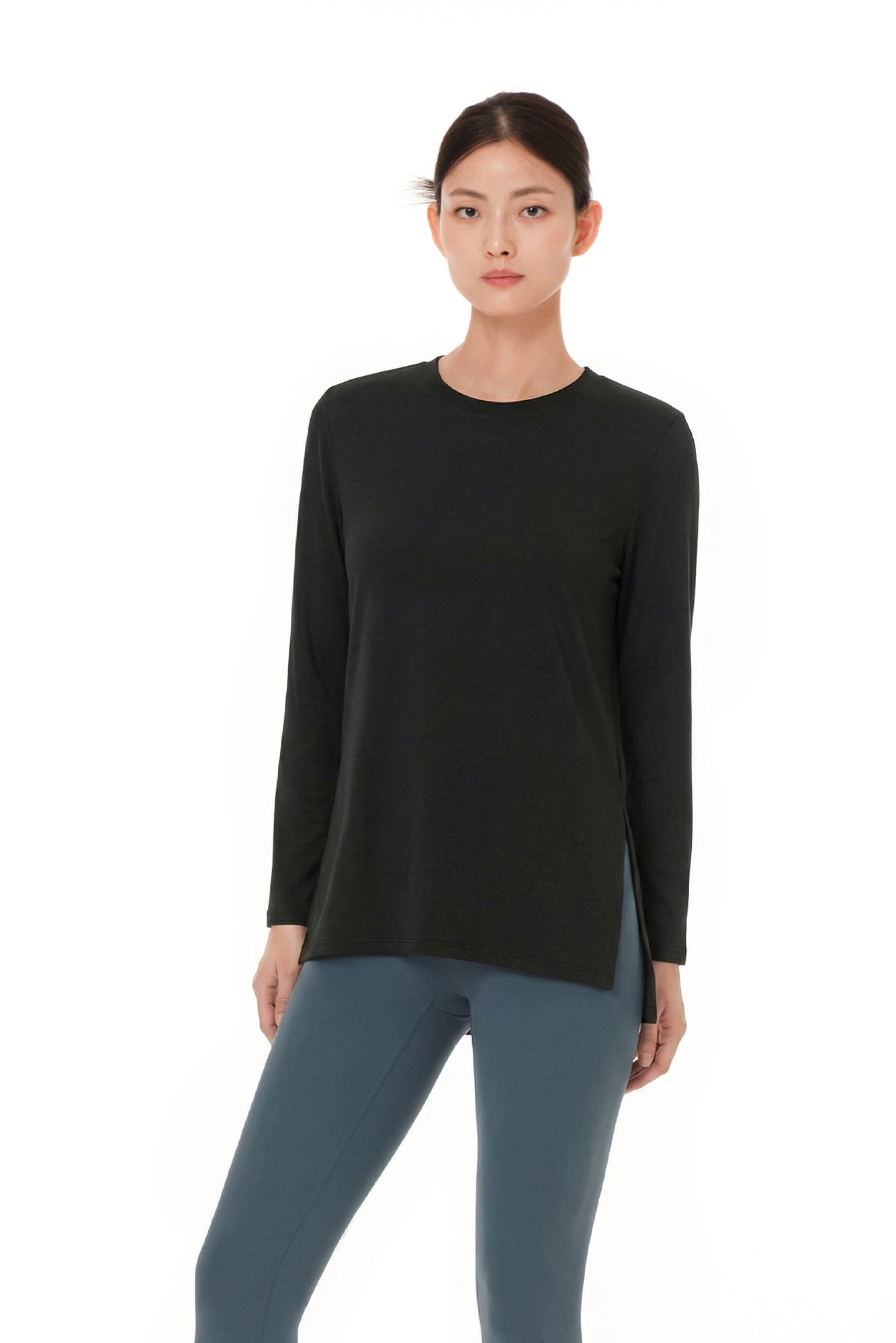 Brushed Airy Fit Oversized Fit Long Sleeve