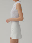 Pique Polo Slim-Fit Sleeveless