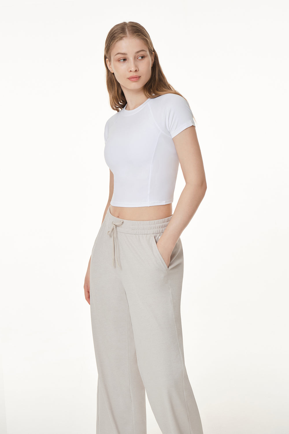 [2 SET] Airtouch Pace Cropped Short Sleeve