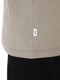 Brushed Airy Fit Slim Fit Long Sleeve Polo Shirt