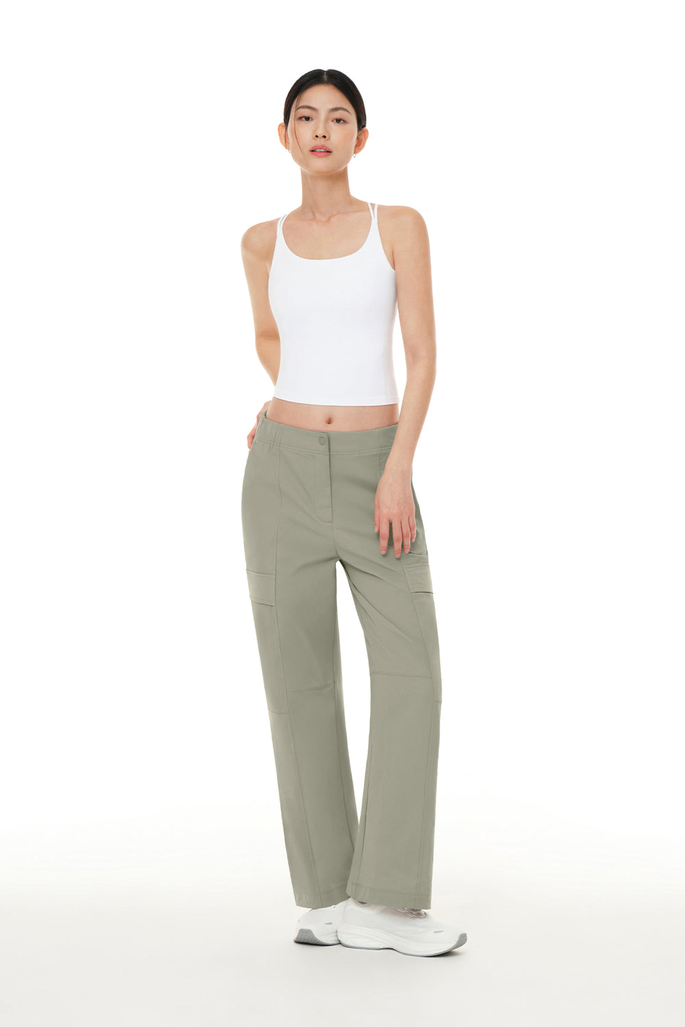 [3 SET] Softension Cross Back Tank Top