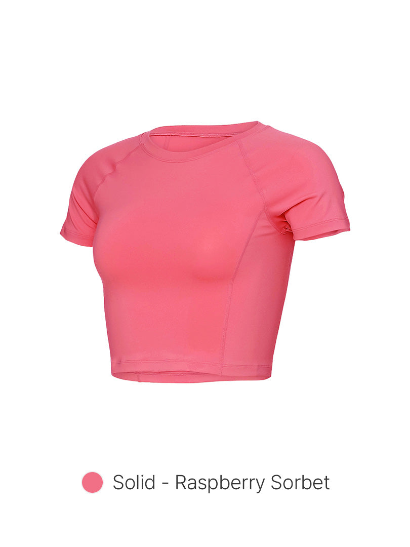 Airtouch Pace Cropped Short Sleeve