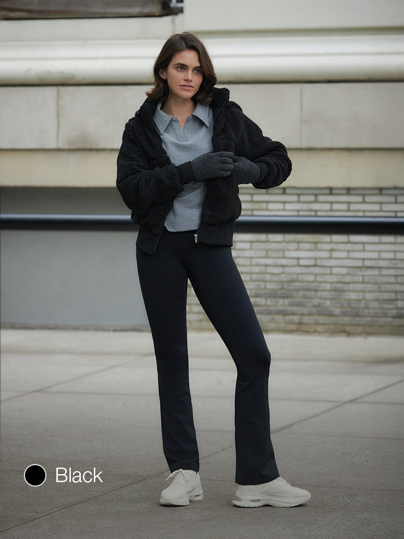 Airwarm Fleece Flare Leggings (Short)