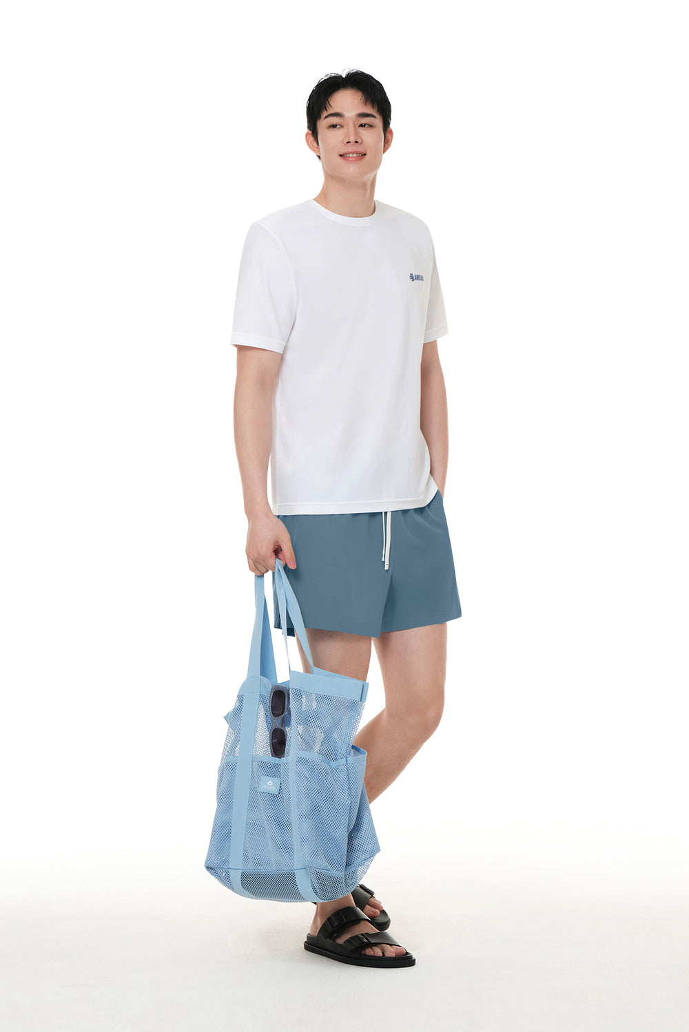 Mesh Pocket Beach Bag