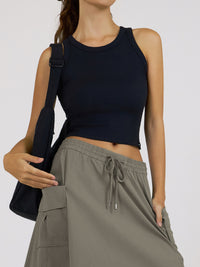 Ribbed Cropped Tank Top
