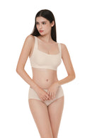 Cover Fit Moulded Hook & Eye Bra (Built-In Pads)