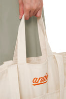 2-Pocket Logo Canvas Bag