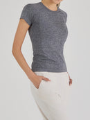 Skin Feel Slim Fit Short Sleeve