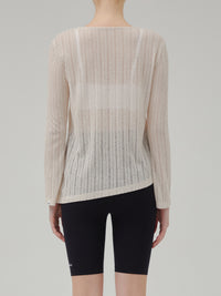 Sheer Knit Long Sleeve