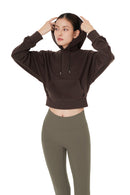 Soft Fleece Cropped Hoodie