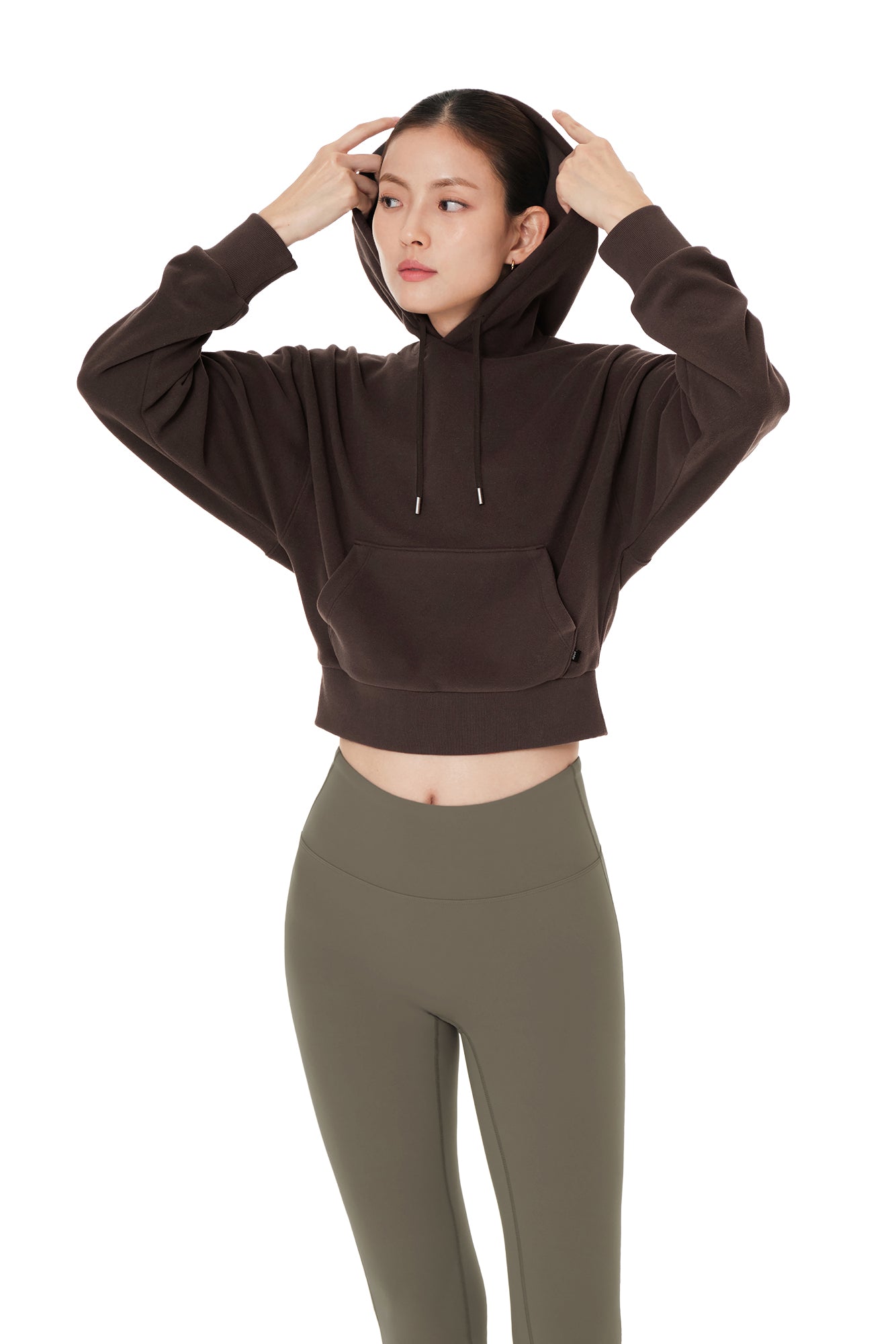 Soft Fleece Cropped Hoodie