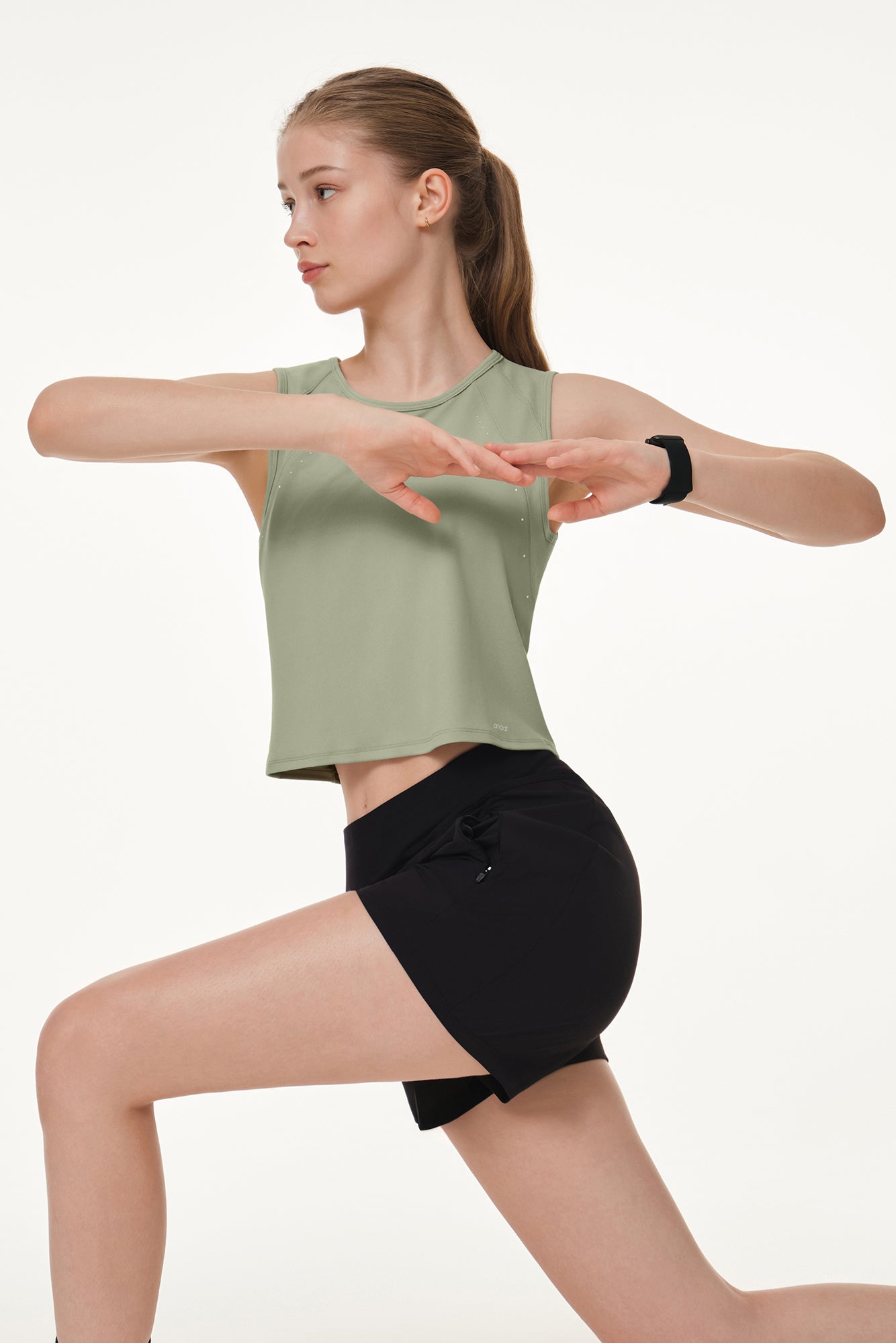 Airtouch Pace Cropped Tank Top