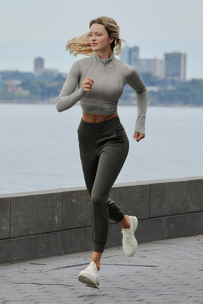 Comfort Fit Cropped Jacket