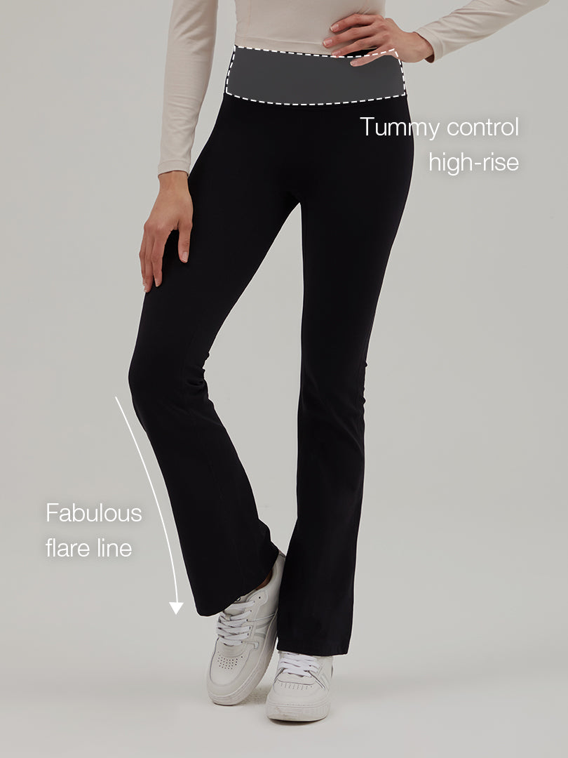 Airwarm Fleece Flare Leggings (Short)