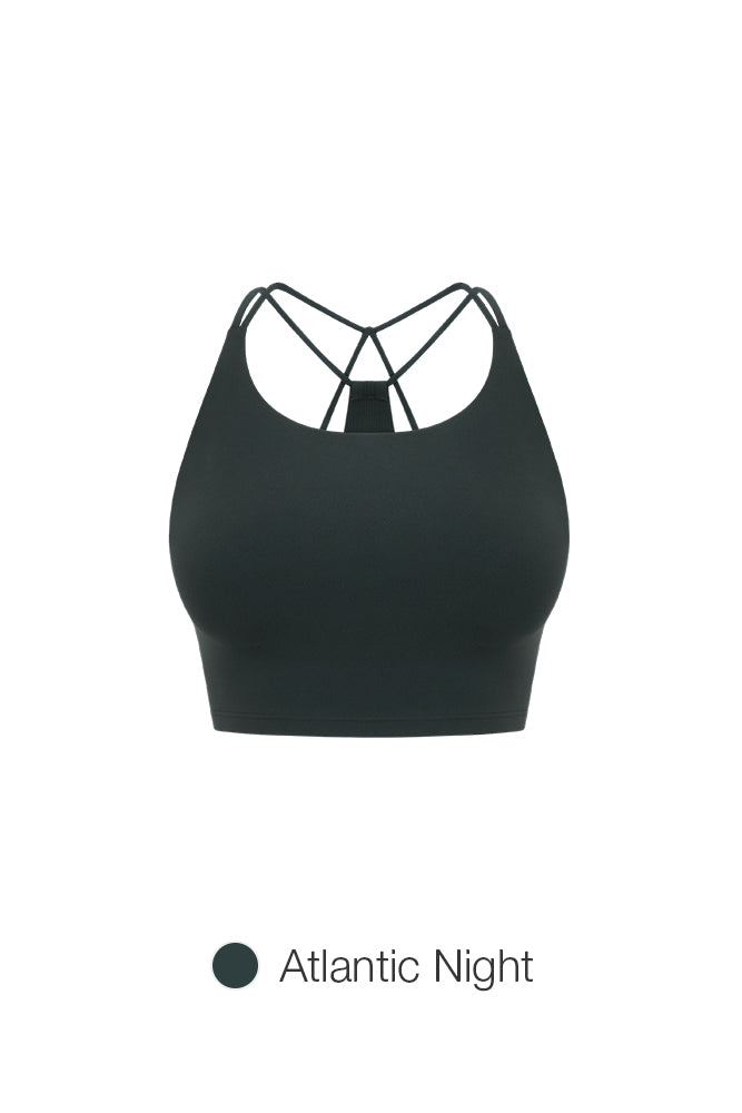 Softension Cross Back Longline Bra