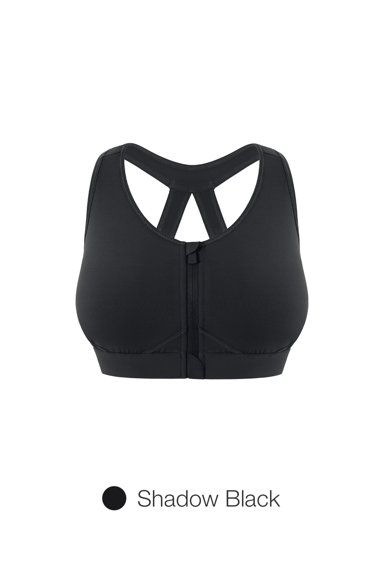 Running Front-Zip Bra