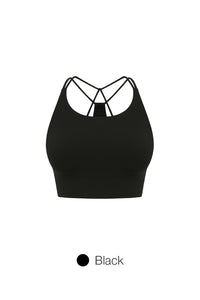 Softension Cross Back Longline Bra