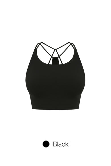 Softension Cross Back Longline Bra