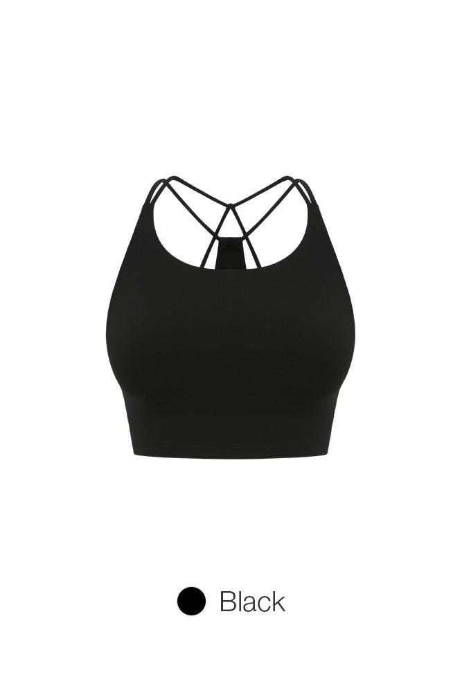 Softension Cross Back Longline Bra