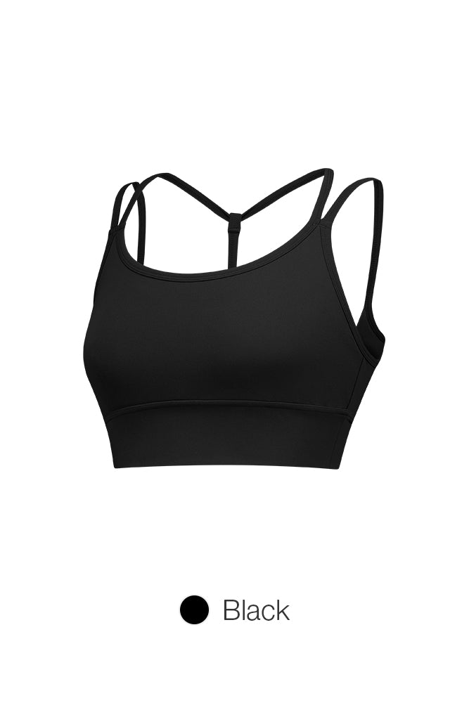 Softension Y Strappy Longline Bra
